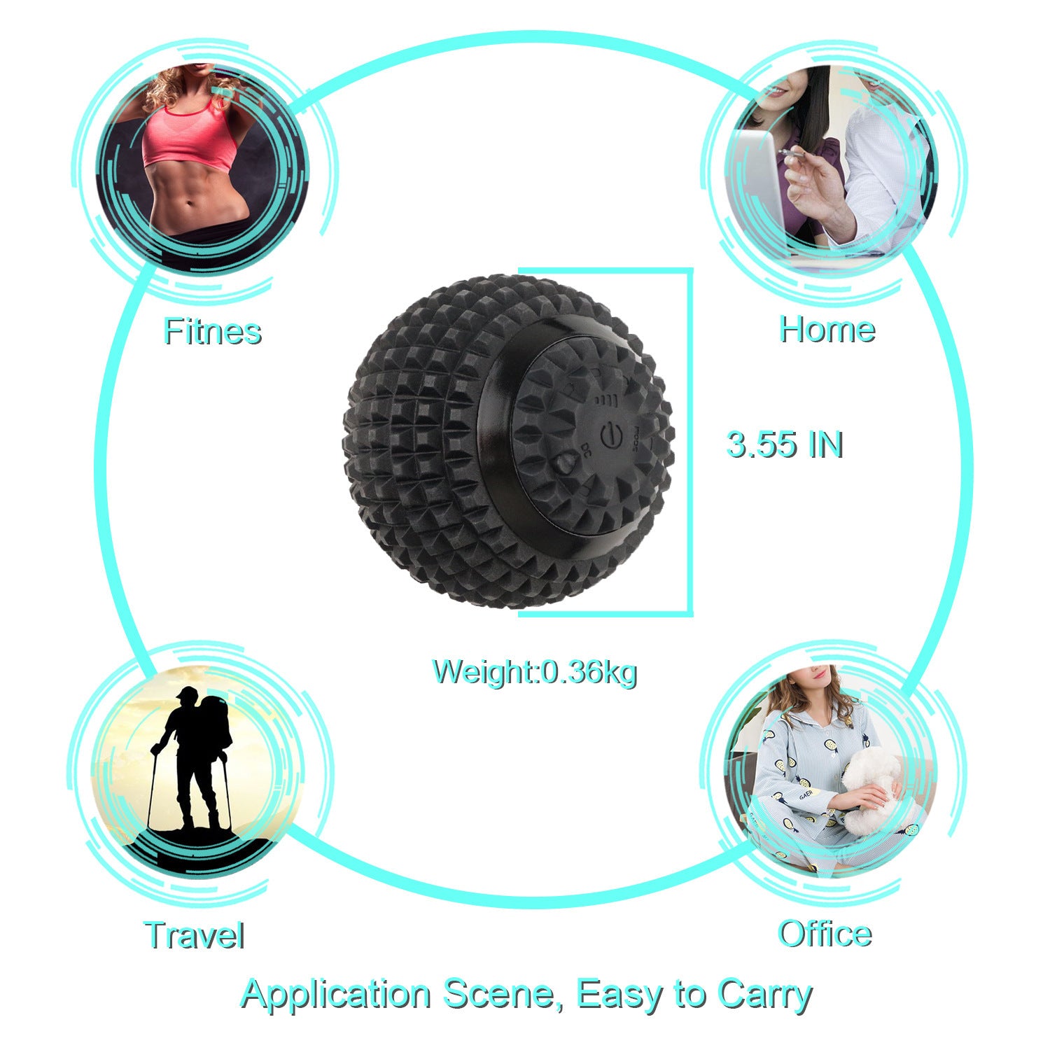 Vibrating Massage Ball - Maverick8830