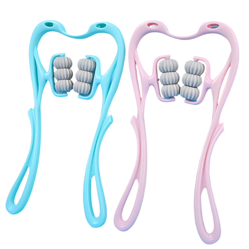 Multifunctional Manual Six-wheel Neck Massager Massage Relieve Roller Massage Tool - PulseForm