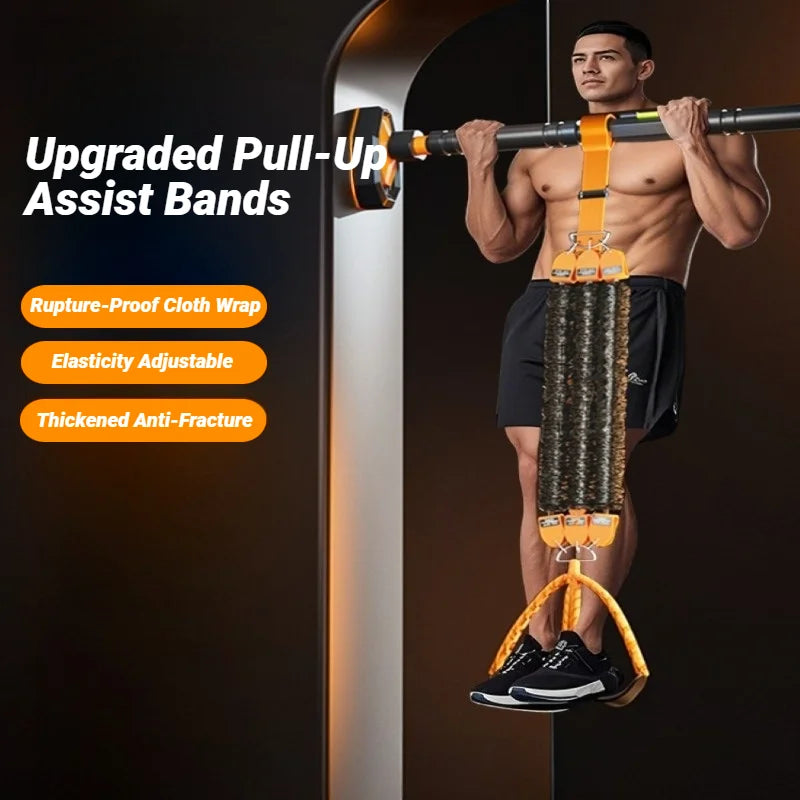 Pull Up Assistance Bands Set Resistance Strap For Assist Men Women Hanging Training Chin-Up Workout Body Stretching Auxiliary PulseForm