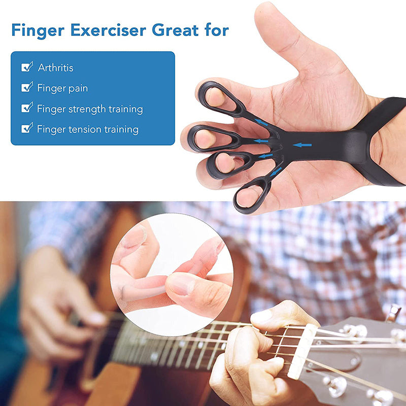 Silicone Grip Device Finger Exercise Stretcher Arthritis Hand Grip Trainer Strengthen Rehabilitation Training To Relieve Pain PulseForm