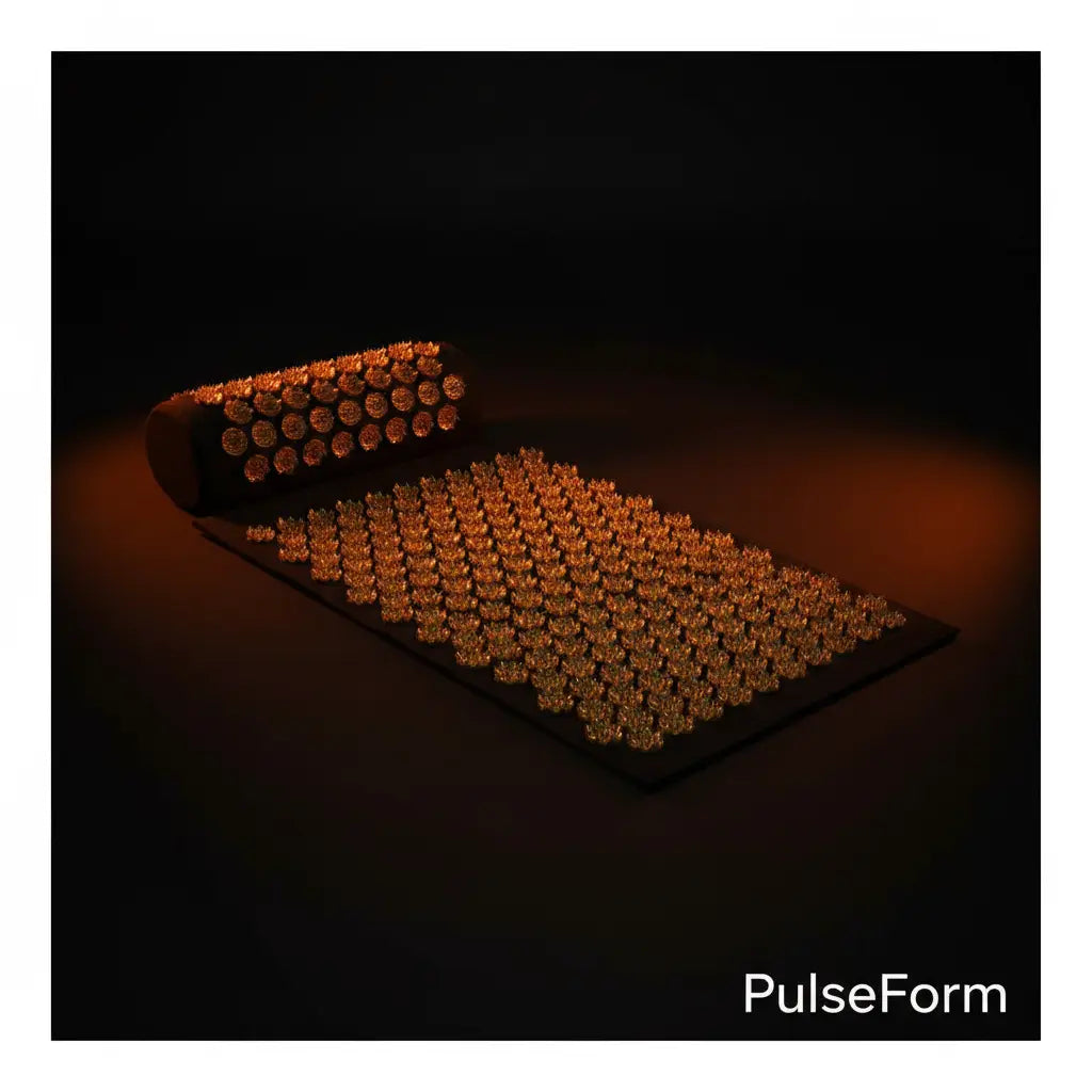 Acupressure Mat Set with Pillow - Spike Massage Mat for Back Pain Relief, Muscle Tension & Relaxation maverick8830