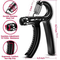Adjustable Hand Gripper 5-60kg – Heavy Duty Grip Strengthener | PulseForm PulseForm