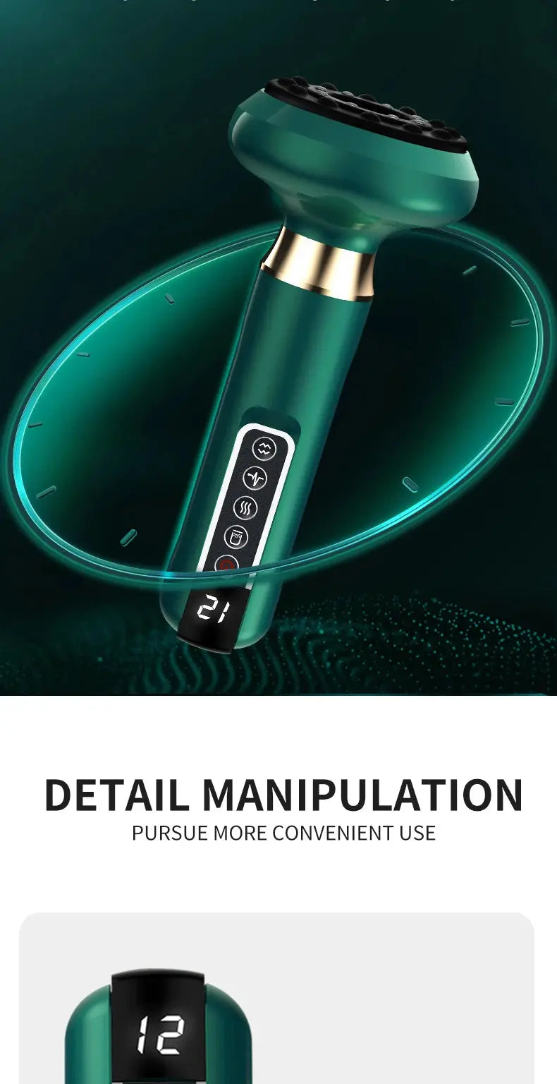 Anti-Cellulite Infrared Cupping Massager - Electric Vacuum Suction & Red Light Therapy for Body Sculpting PulseForm