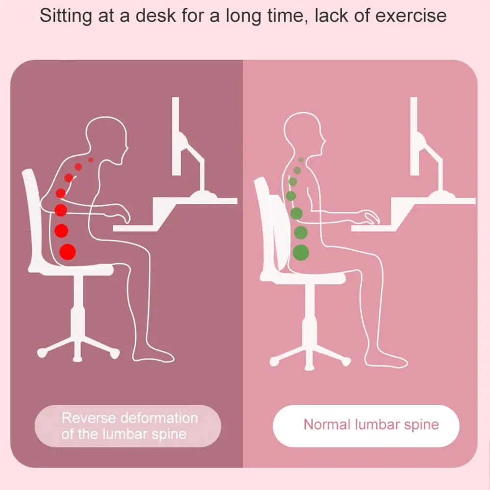 Back Stretcher Pillow - Multi-Level Lumbar Support for Herniated Disc & Pain Relief PulseForm