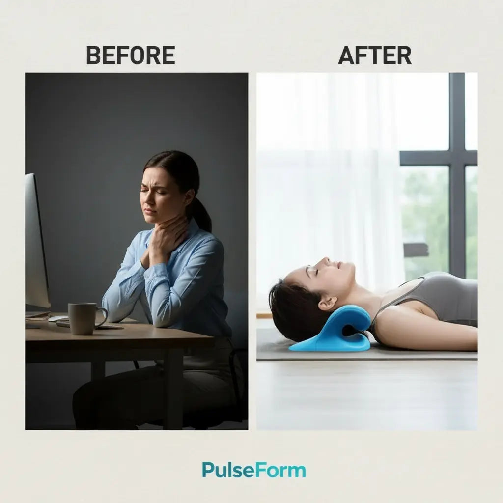 Before After Neck Pain Relief
