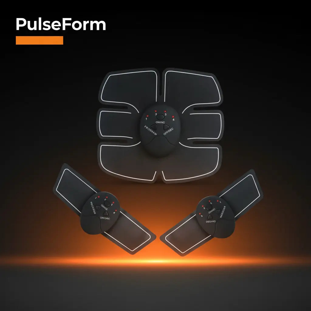 EMS Abs Trainer - The Ultimate Muscle Stimulator for Abs, Arms & Legs PulseForm