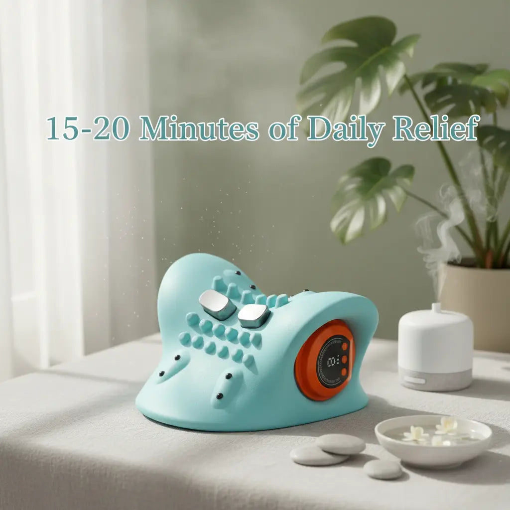 EMS Neck Therapy Pillow - Cervical Traction & Pain Relief Device PulseForm