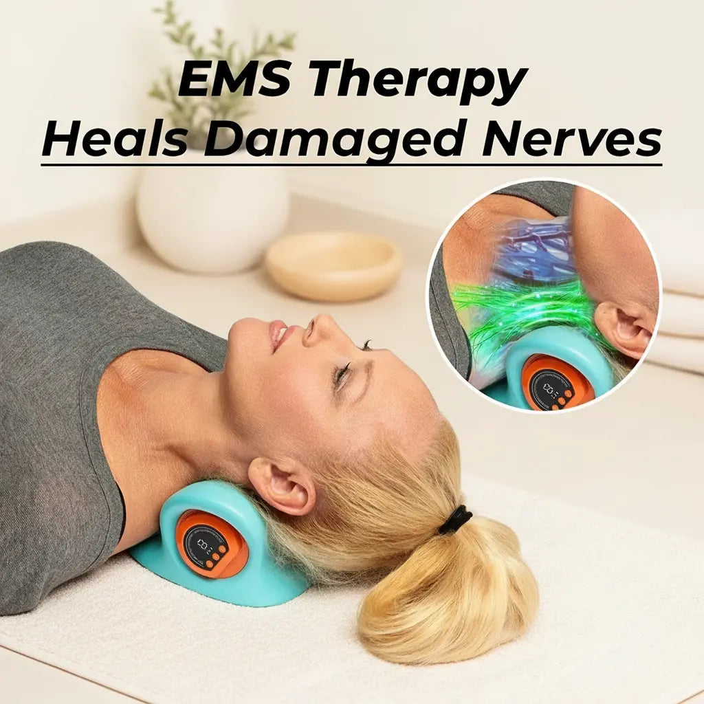 EMS Neck Therapy Pillow - Cervical Traction & Pain Relief Device PulseForm