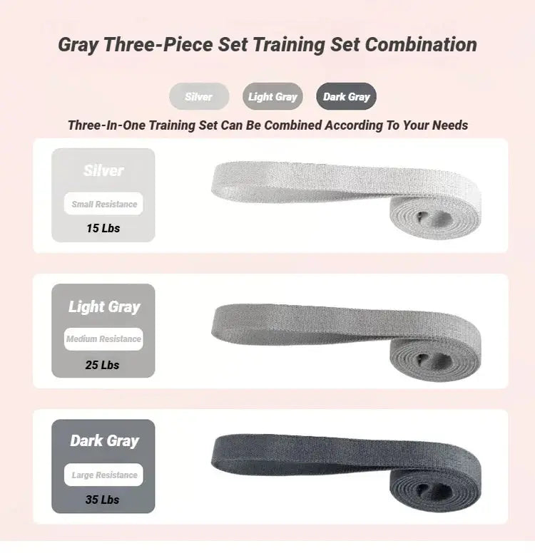 Long Resistance Loop Band Set Unisex Fitness Yoga Elastic Bands Hip Circle Thigh Squat Workout Cloth Legs Butt Exercise PulseForm