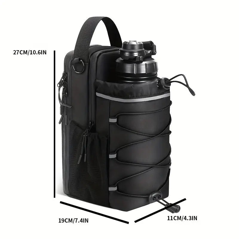 Magnetic Gym Bag with Water Bottle - 3x Powerful Magnet Absorption | PulseForm PulseForm