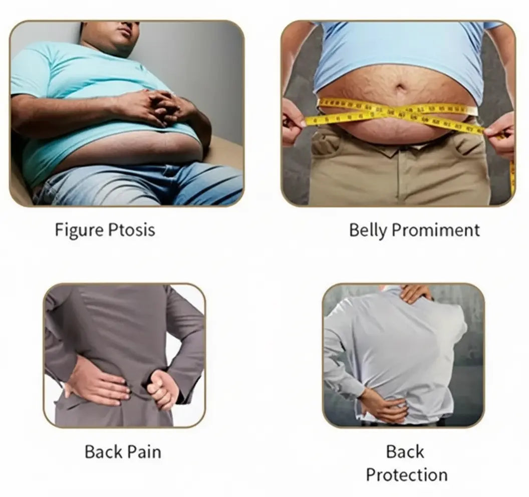 Figure Ptosis, Belly Prominent, Back Pain, Back Protection