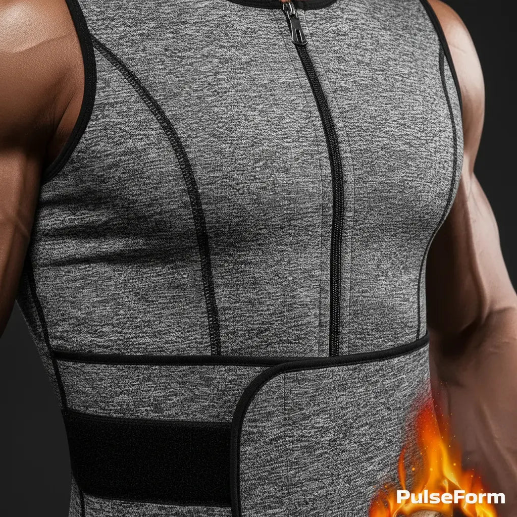 Close-up of Zipper and Belt Details