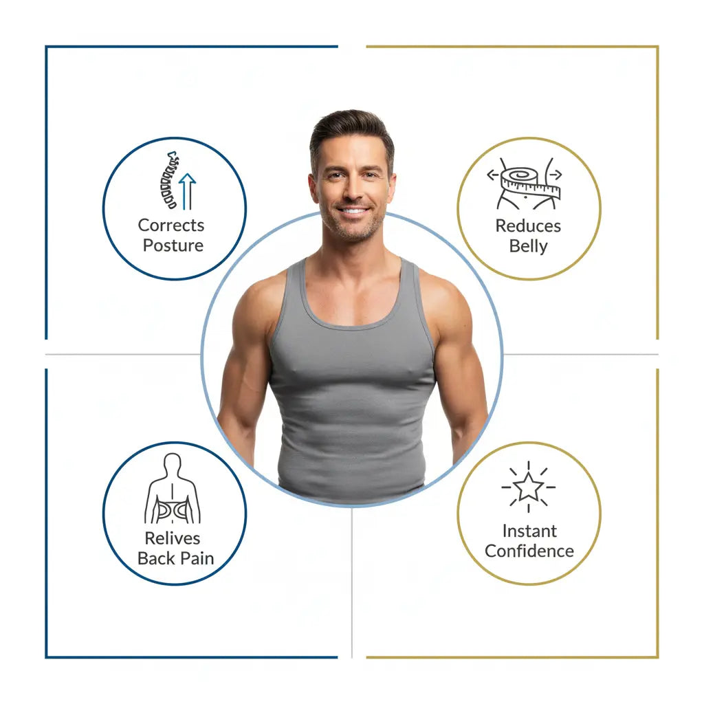 Man with 4 Benefit Callouts Around Him