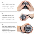Power Gyro Ball – Self-Starting Wrist & Forearm Strengthener with LED Counter PulseForm