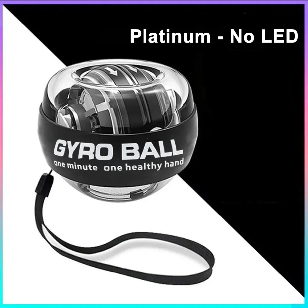 Power Gyro Ball – Self-Starting Wrist & Forearm Strengthener with LED Counter PulseForm
