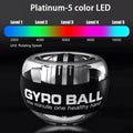 Power Gyro Ball – Self-Starting Wrist & Forearm Strengthener with LED Counter PulseForm