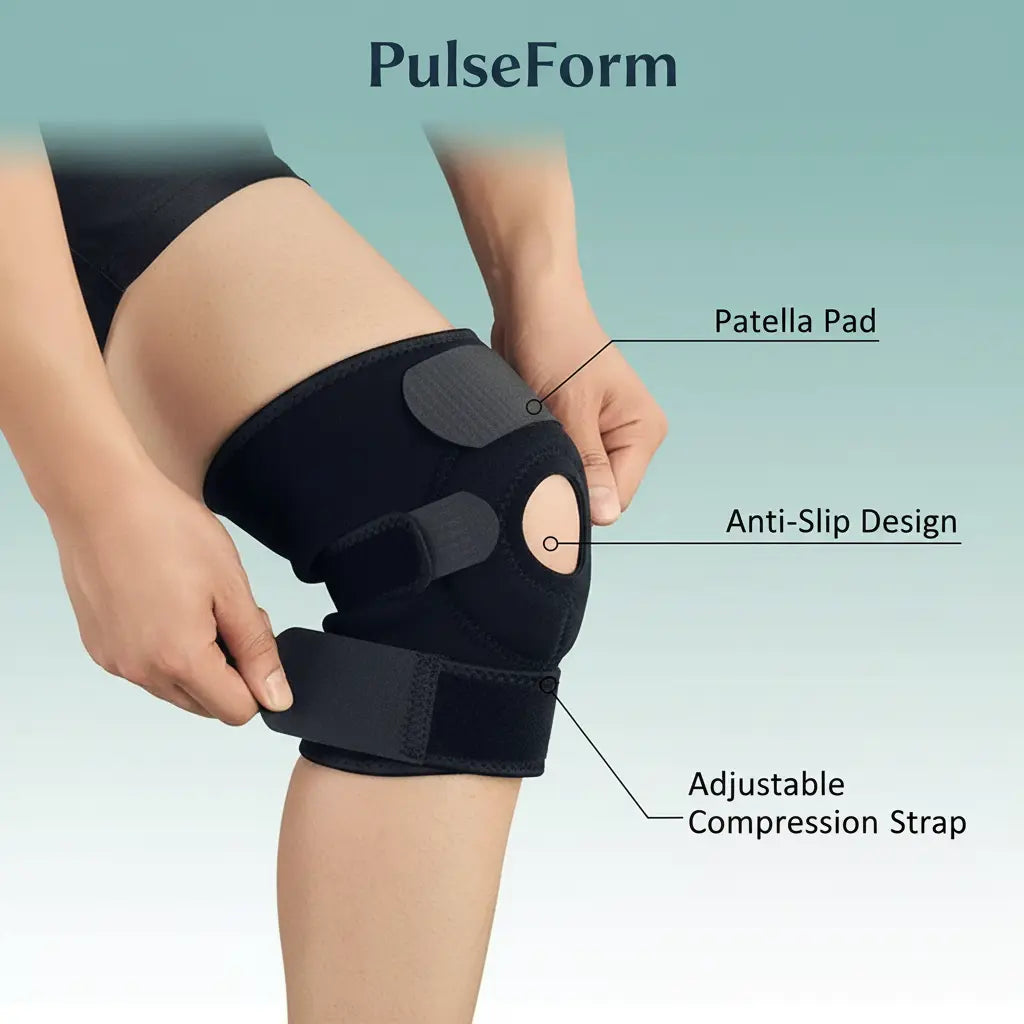 Teal Gradient with Feature Arrows