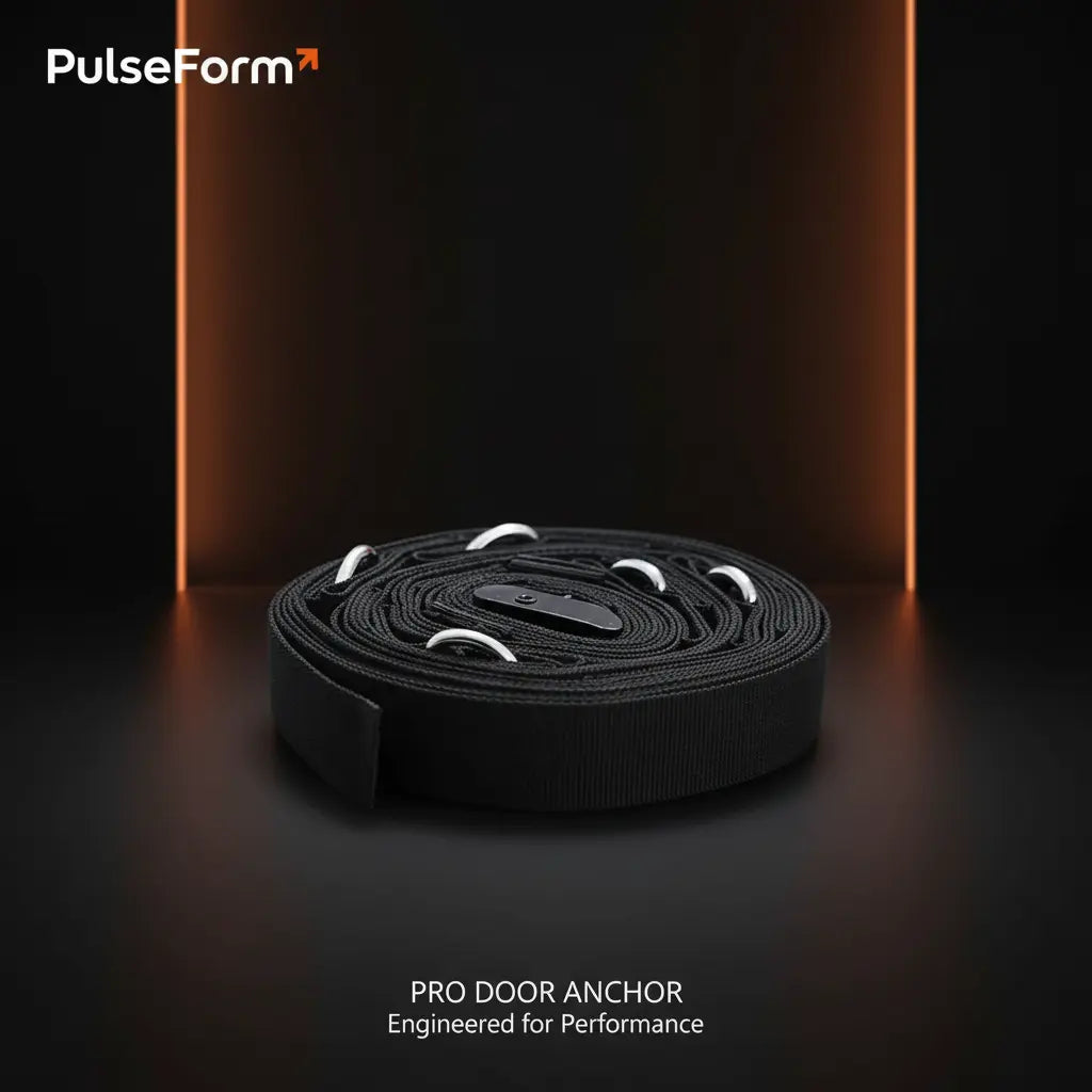 Resistance Band Door Anchor Strap - 5-Ring Pull Rope Resistance Band Attachment for Home Gym maverick8830