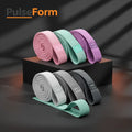 Resistance Bands Set - Long Loop Bands for Fitness, Yoga, Hip & Thigh Workouts PulseForm