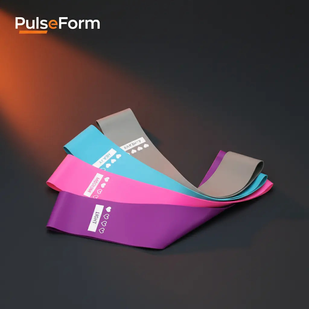 Resistance exercise Bands Sealing Elastic bands Booty Sport Bodybuilding Rubber Band For Fitness Gym PulseForm