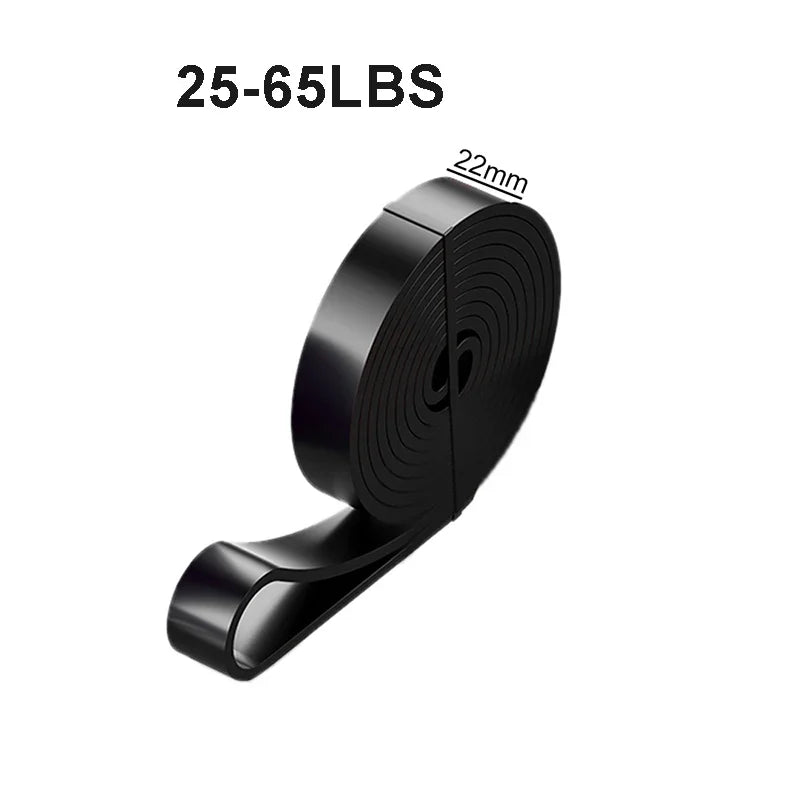 Sports Elastic Belt Pull-Up Auxiliary Men's and Women's Gym Pilates Exercise Equipment Rubber Fitness Resistance Belt PulseForm