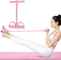 4-Level Resistance Band Tensioner with Non-Slip Handles - Home Fitness Equipment for Abdominal Muscle Training Yoga Abdominal PulseForm