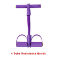4-Level Resistance Band Tensioner with Non-Slip Handles - Home Fitness Equipment for Abdominal Muscle Training Yoga Abdominal PulseForm