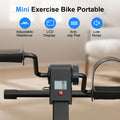 Under Desk Bike Pedal Mini Exercise Bike with Electronic Display for Indoor Leg and Arm Recovery  Folding Pedal Exerciser PulseForm