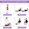 4-Level Resistance Band Tensioner with Non-Slip Handles - Home Fitness Equipment for Abdominal Muscle Training Yoga Abdominal PulseForm