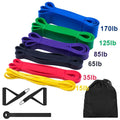 Sports Elastic Belt Pull-Up Auxiliary Men's and Women's Gym Pilates Exercise Equipment Rubber Fitness Resistance Belt PulseForm