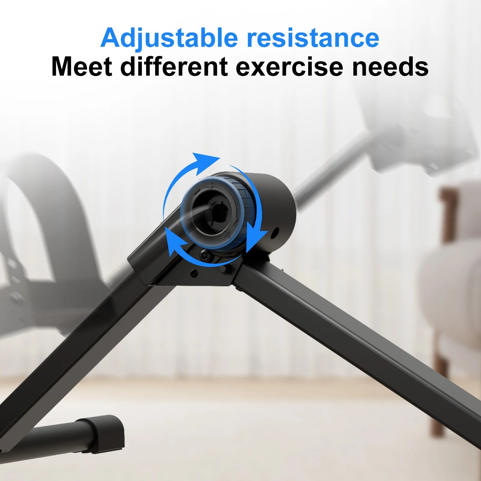 Under Desk Bike Pedal Mini Exercise Bike with Electronic Display for Indoor Leg and Arm Recovery  Folding Pedal Exerciser PulseForm