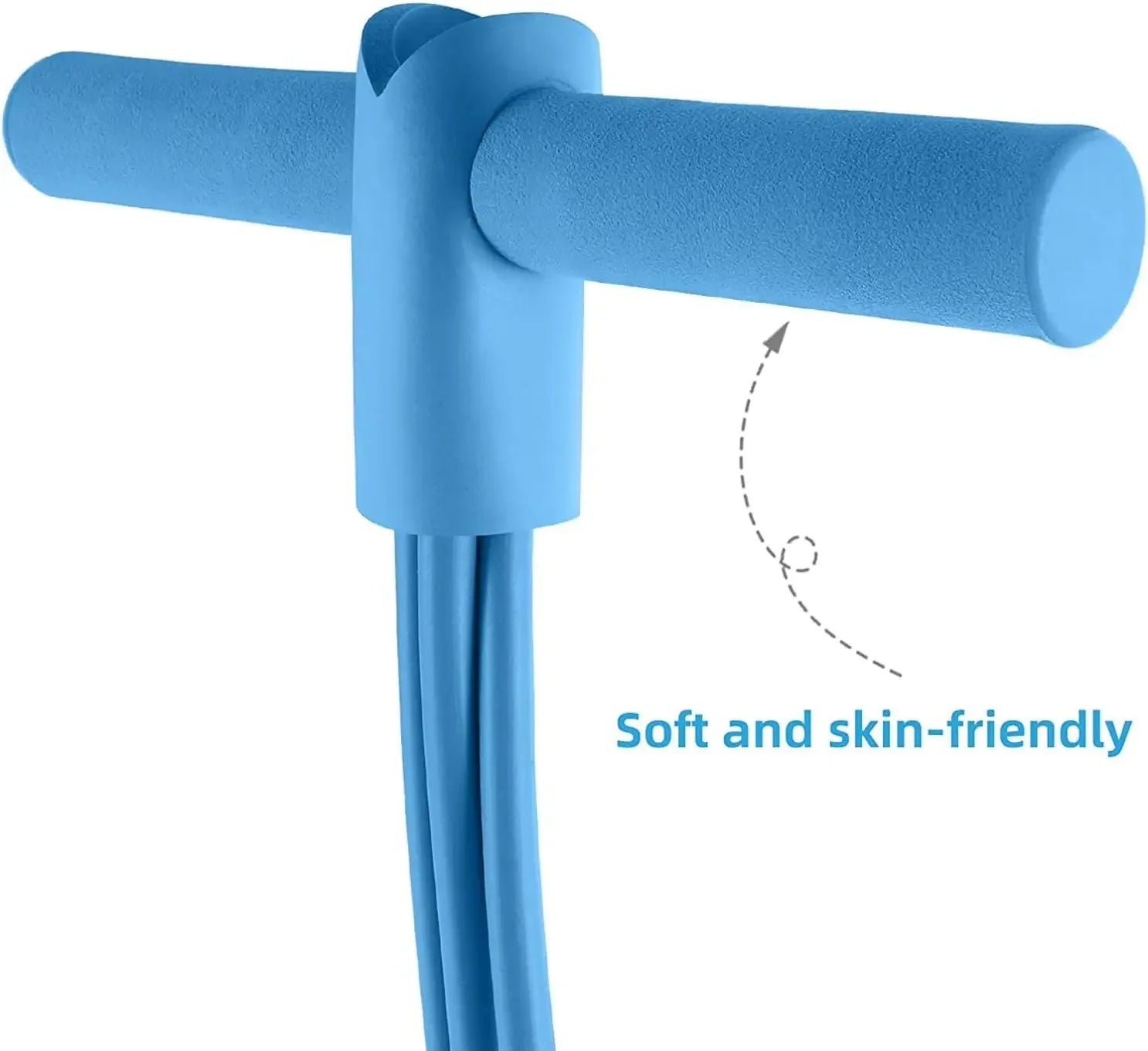 4-Level Resistance Band Tensioner with Non-Slip Handles - Home Fitness Equipment for Abdominal Muscle Training Yoga Abdominal PulseForm