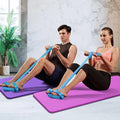 4-Level Resistance Band Tensioner with Non-Slip Handles - Home Fitness Equipment for Abdominal Muscle Training Yoga Abdominal PulseForm
