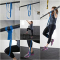 Sports Elastic Belt Pull-Up Auxiliary Men's and Women's Gym Pilates Exercise Equipment Rubber Fitness Resistance Belt PulseForm