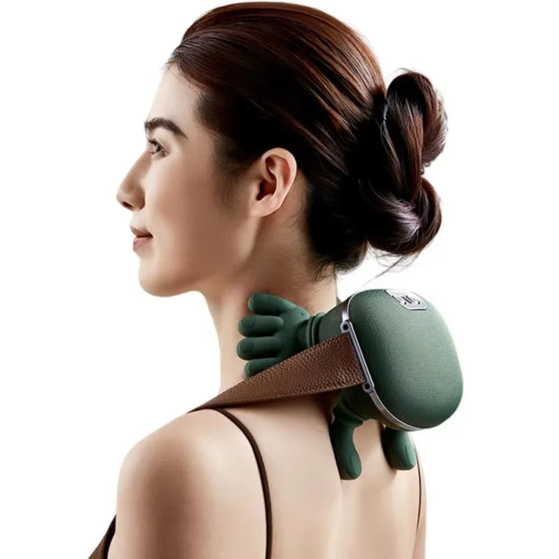 Neck Shoulder Massager Electric Kneading Massager Heated Back Massagers Muscles Massage Pillow Neck Waist Leg Body PulseForm