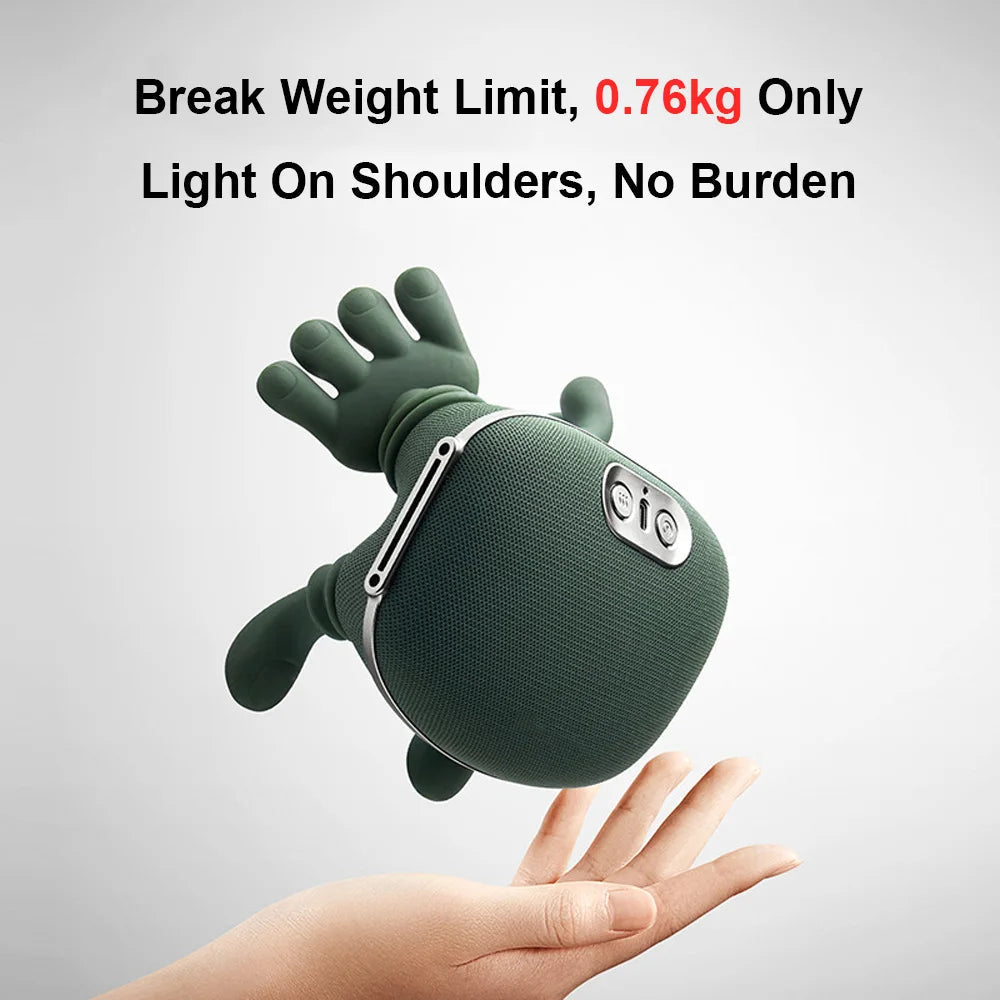 Neck Shoulder Massager Electric Kneading Massager Heated Back Massagers Muscles Massage Pillow Neck Waist Leg Body PulseForm