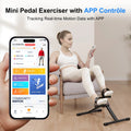 Under Desk Bike Pedal Mini Exercise Bike with Electronic Display for Indoor Leg and Arm Recovery  Folding Pedal Exerciser PulseForm