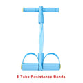 4-Level Resistance Band Tensioner with Non-Slip Handles - Home Fitness Equipment for Abdominal Muscle Training Yoga Abdominal PulseForm