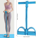 4-Level Resistance Band Tensioner with Non-Slip Handles - Home Fitness Equipment for Abdominal Muscle Training Yoga Abdominal PulseForm