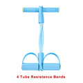 4-Level Resistance Band Tensioner with Non-Slip Handles - Home Fitness Equipment for Abdominal Muscle Training Yoga Abdominal PulseForm