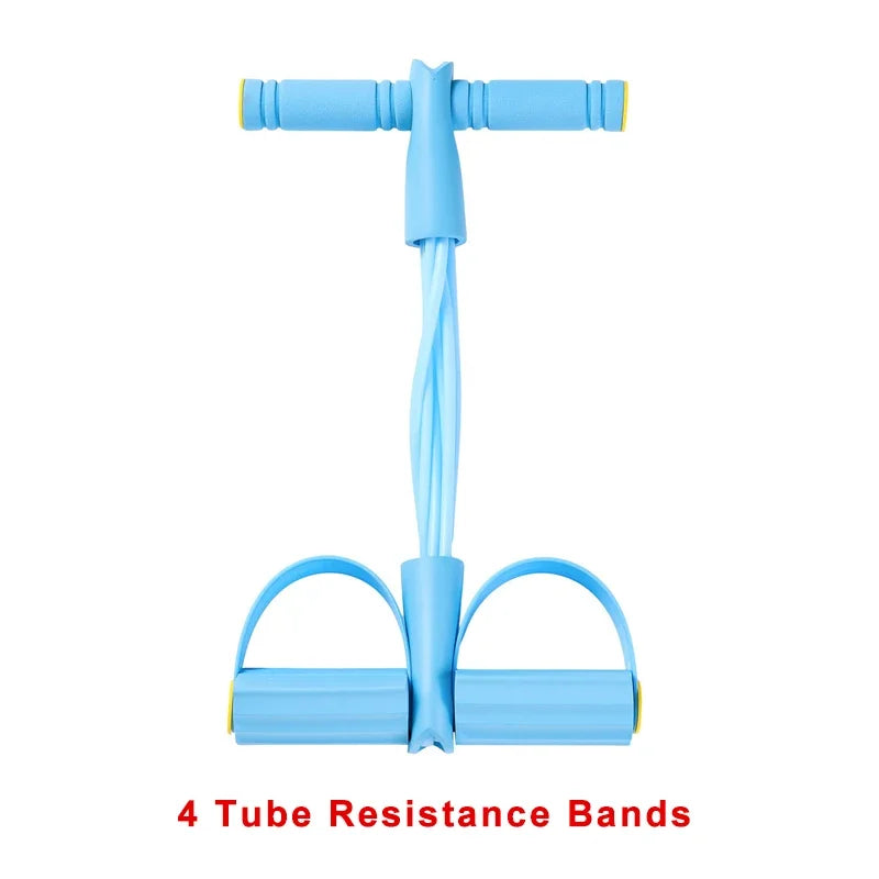 4-Level Resistance Band Tensioner with Non-Slip Handles - Home Fitness Equipment for Abdominal Muscle Training Yoga Abdominal PulseForm