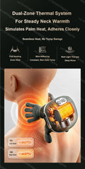 Neck Shoulder Massager Electric Kneading Massager Heated Back Massagers Muscles Massage Pillow Neck Waist Leg Body PulseForm