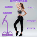 4-Level Resistance Band Tensioner with Non-Slip Handles - Home Fitness Equipment for Abdominal Muscle Training Yoga Abdominal PulseForm