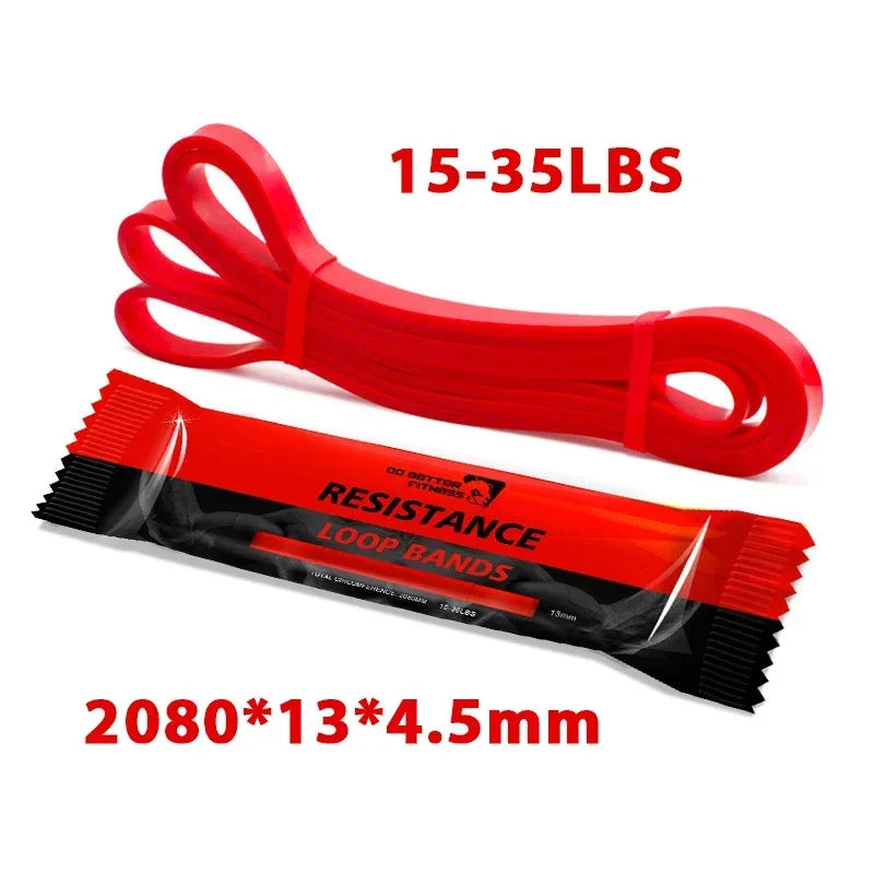 Sports Elastic Belt Pull-Up Auxiliary Men's and Women's Gym Pilates Exercise Equipment Rubber Fitness Resistance Belt PulseForm