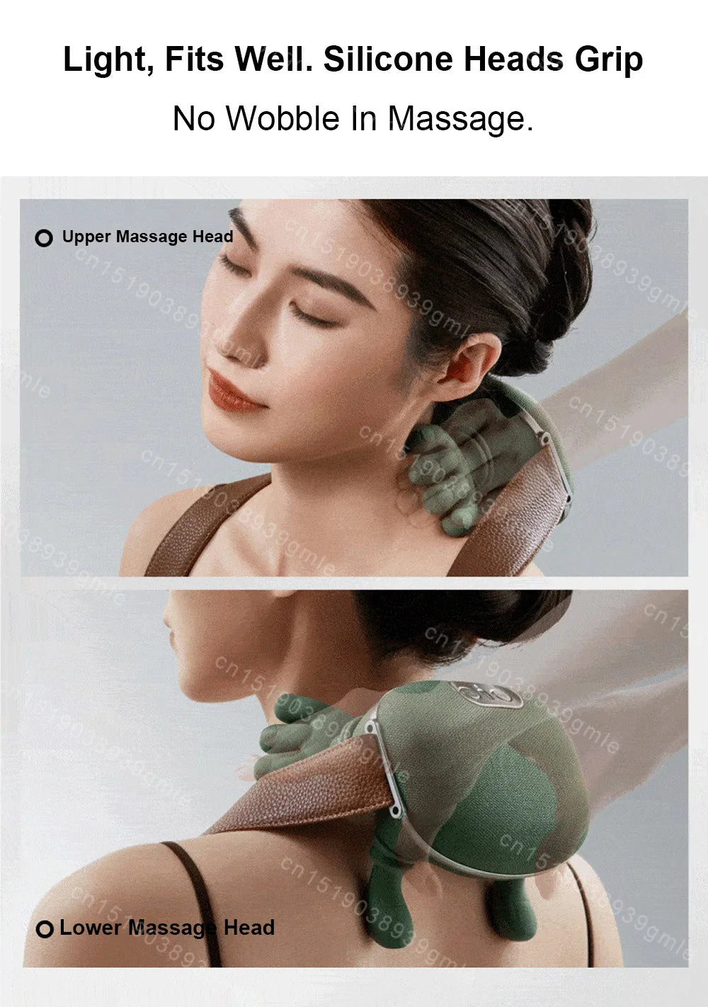 Neck Shoulder Massager Electric Kneading Massager Heated Back Massagers Muscles Massage Pillow Neck Waist Leg Body PulseForm