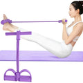 4-Level Resistance Band Tensioner with Non-Slip Handles - Home Fitness Equipment for Abdominal Muscle Training Yoga Abdominal PulseForm