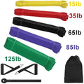 Sports Elastic Belt Pull-Up Auxiliary Men's and Women's Gym Pilates Exercise Equipment Rubber Fitness Resistance Belt PulseForm
