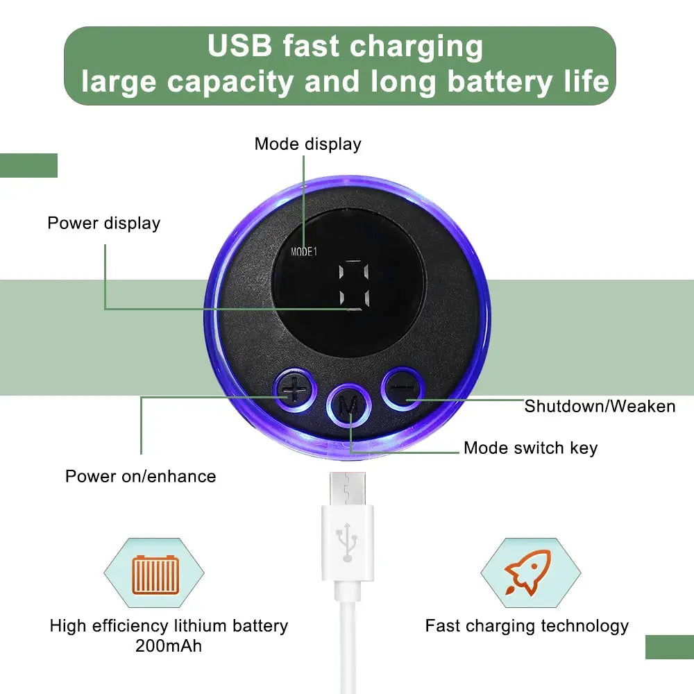 Smart Neck Massager - 19-Level TENS Pulse Therapy for Cervical Pain Relief PulseForm