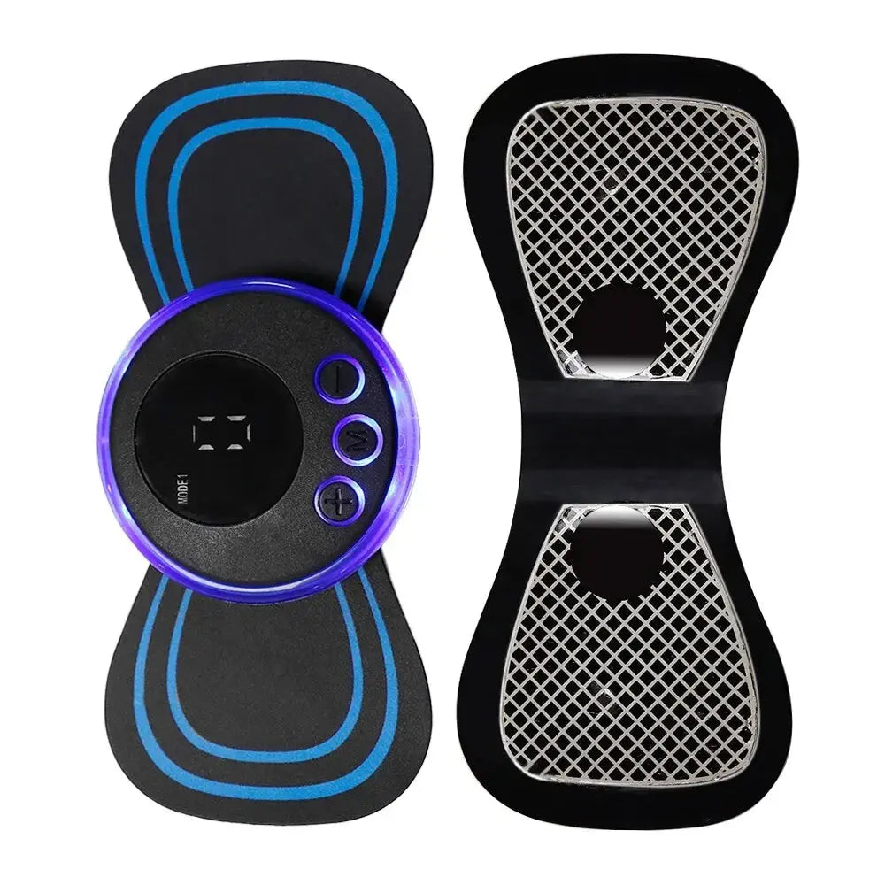 Smart Neck Rechargeable Massager Electric 19 Levels Tens Pulse Neck Massage Cervical Massage Patch for Muscle Pain Relief