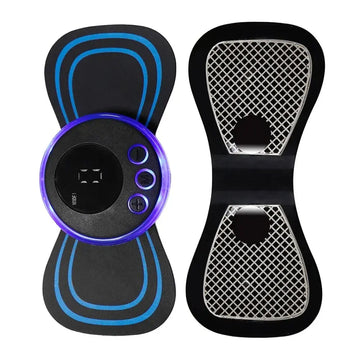 Smart Neck Rechargeable Massager Electric 19 Levels Tens Pulse Neck Massage Cervical Massage Patch for Muscle Pain Relief